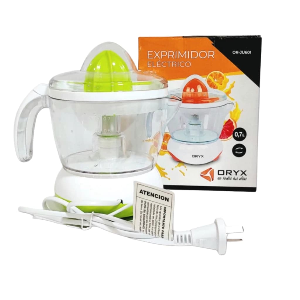 Exprimidor Eléctrico Jugos Cítricos Oryx con Pico Vertedor 700ml
