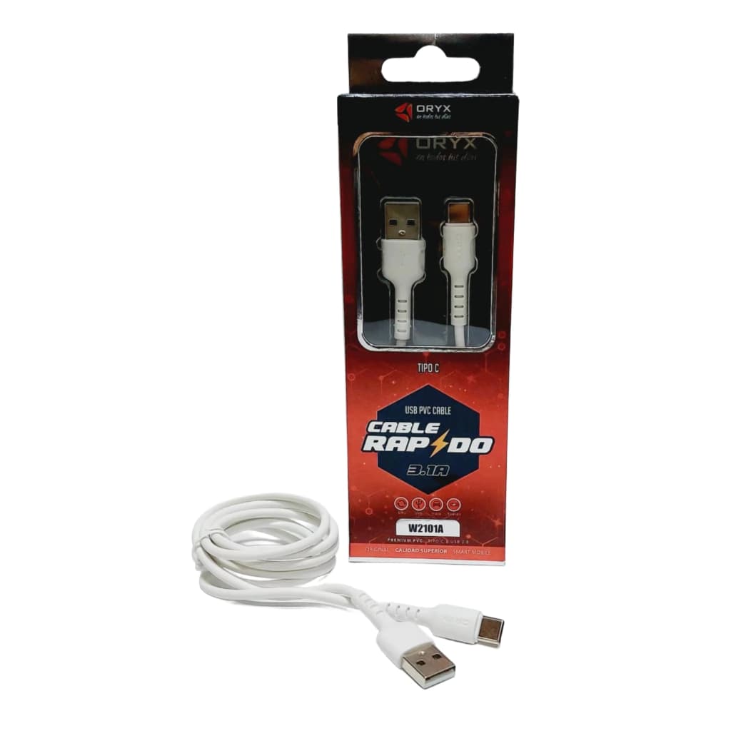 Cable Oryx USB a Tipo C Carga Rápida