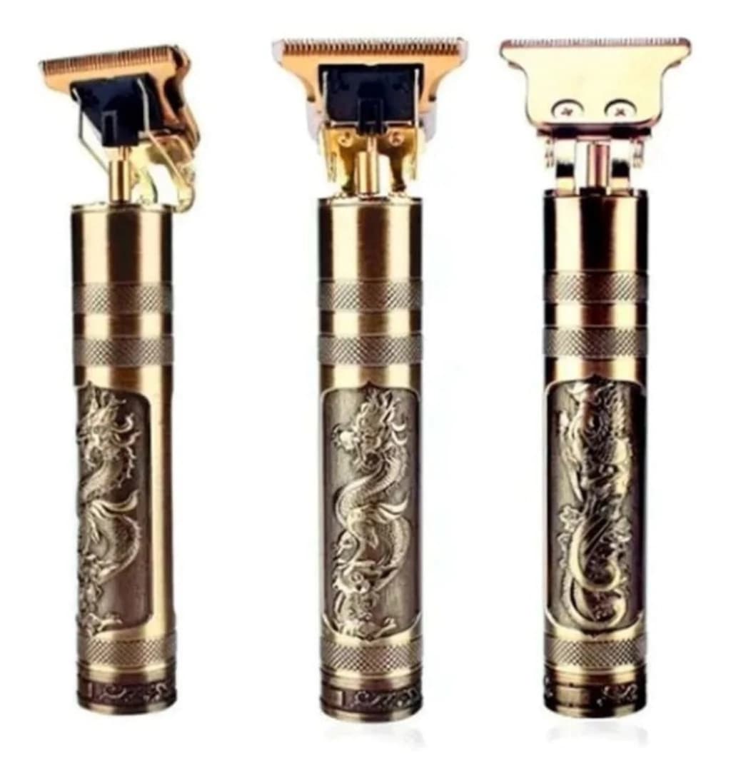 Cortadora de Pelo Barba Colores Recargable Usb Color Dorado