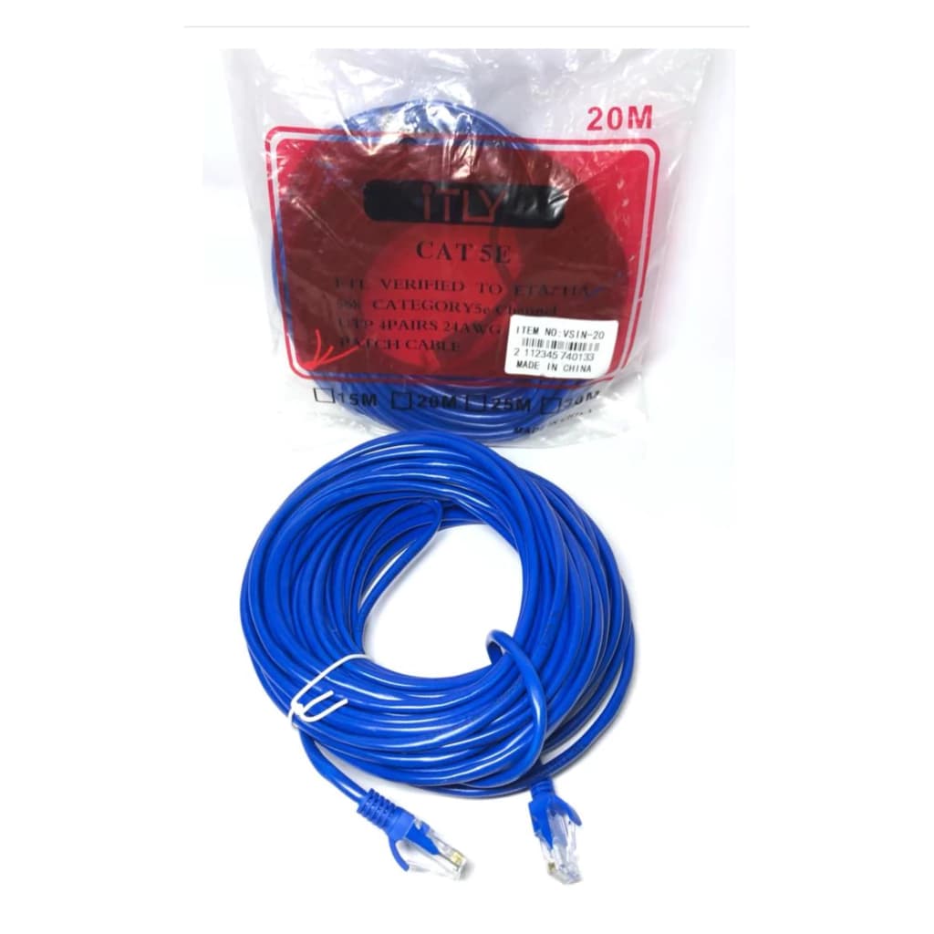 Cable De Red Utp Categoria 6e Rj-45 10 Mts