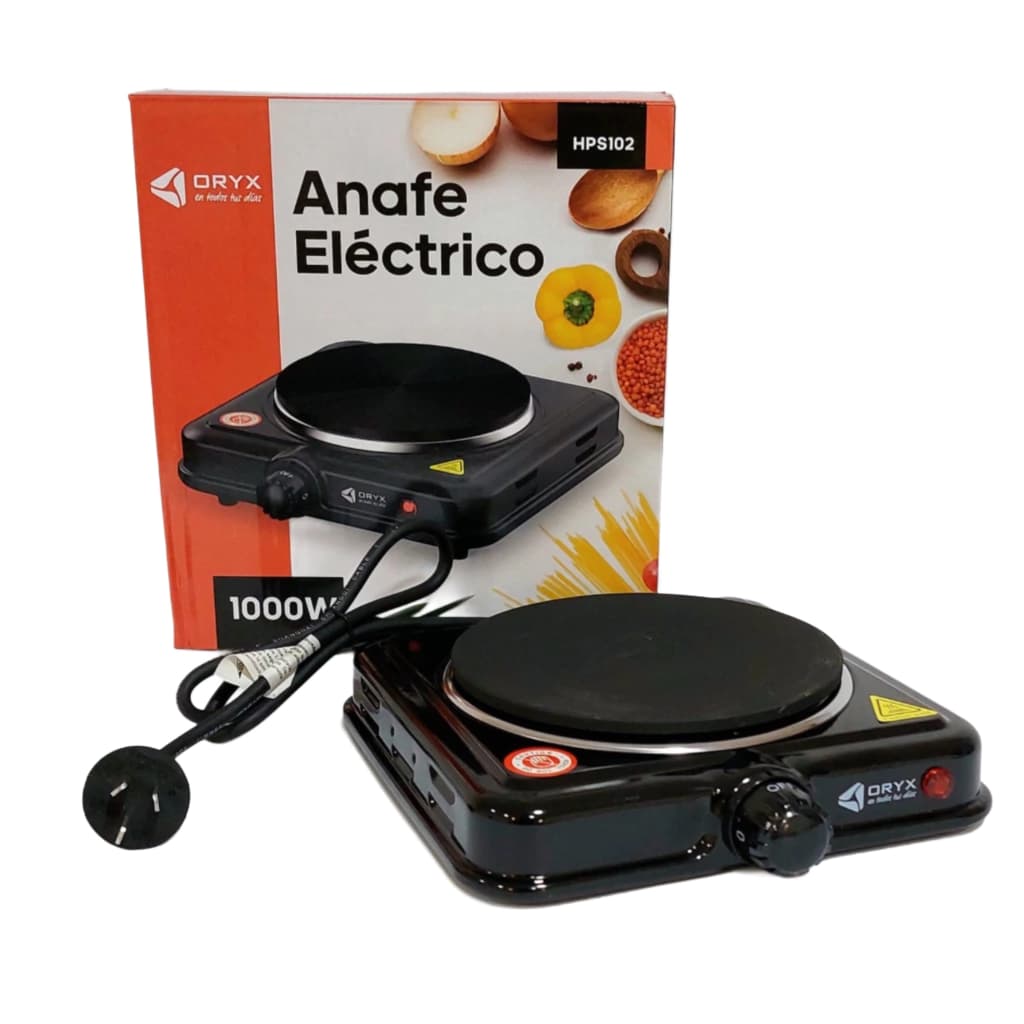 Anafe Eléctrico 1 Hornalla Negro