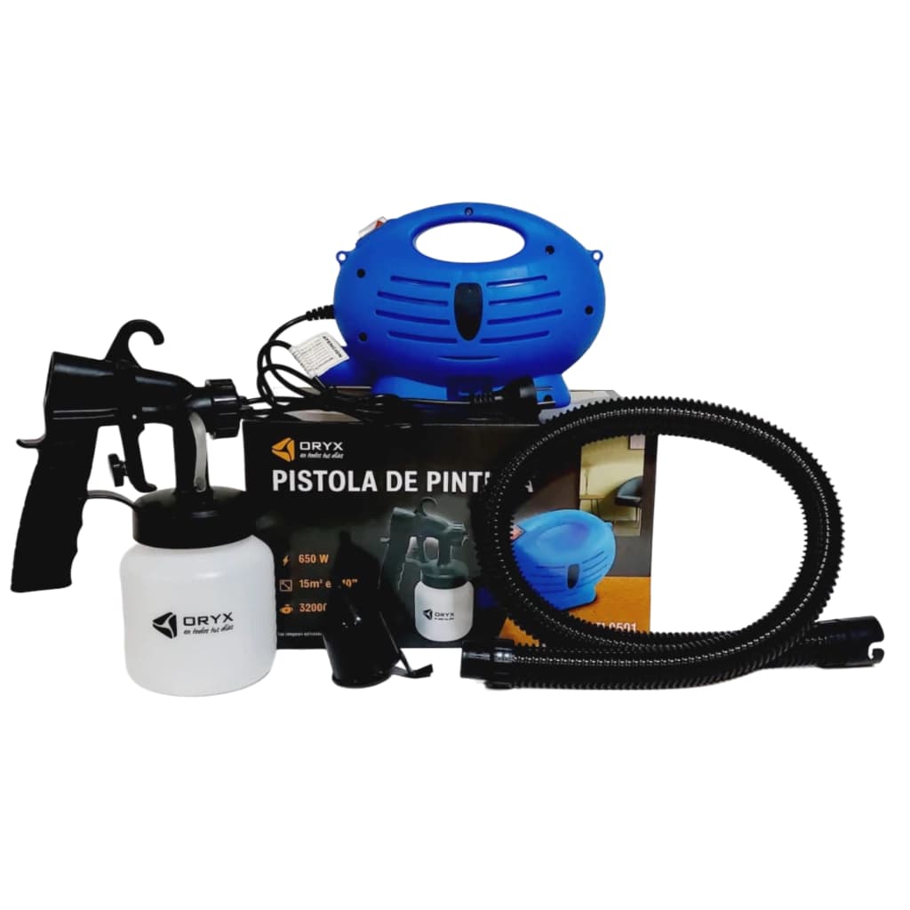 Máquina Pistola Para Pintar Látex Pintura Soplete Oryx 650w