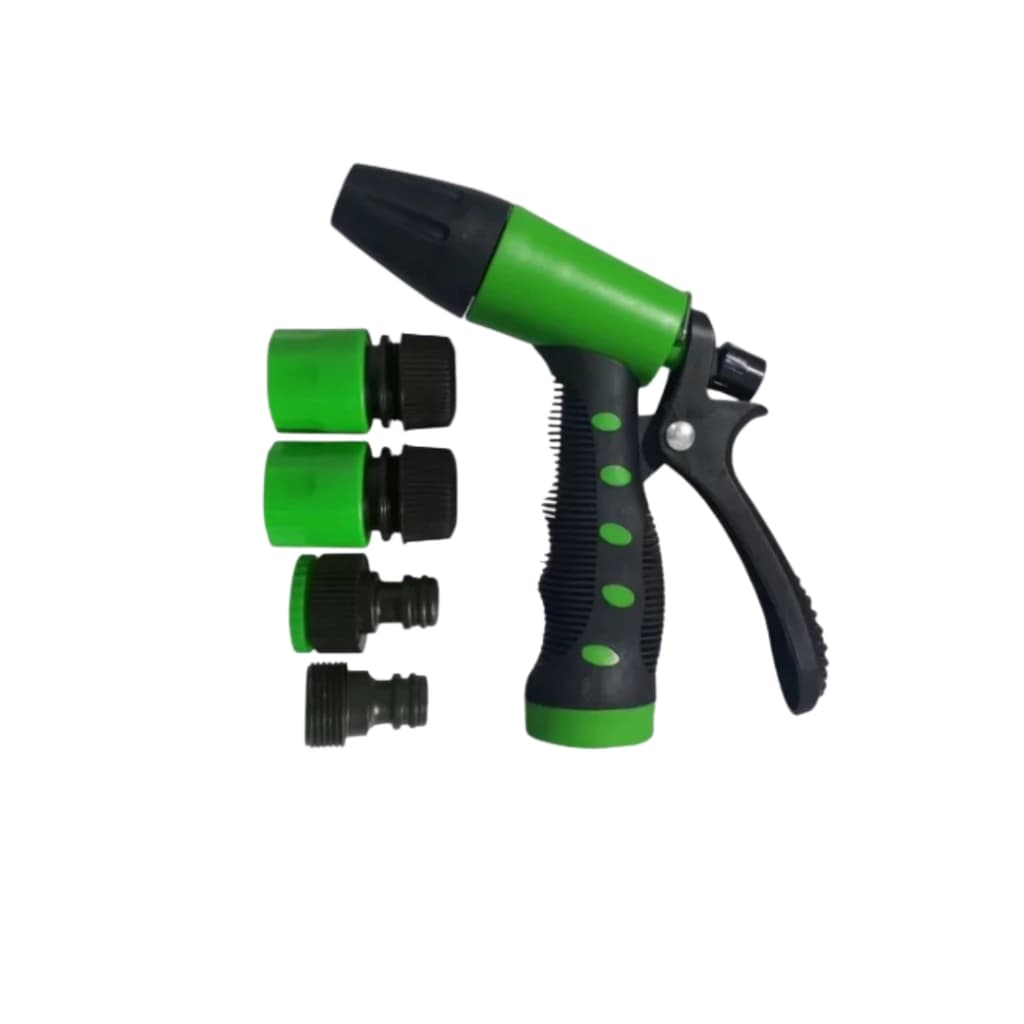 Kit Pistola de Riego Manguera Regador Manual Accesorios y Acoples