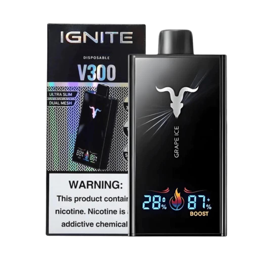 Vaper desechable Ignite V300 30.000 Puffs con Pantalla