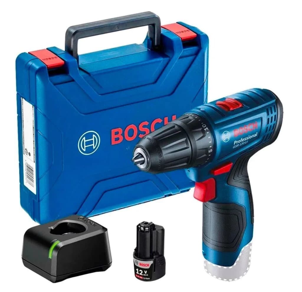 Atornillador Inalámbrico GSR 120 LI Bosch 12v, Batería y Cargador