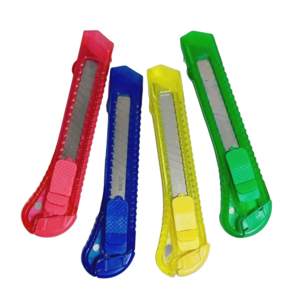 Cutter Trincheta Plástico económico 18 mm