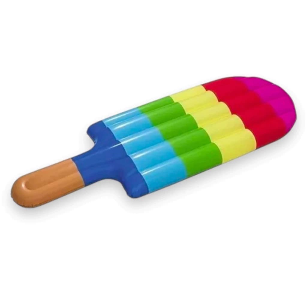 Colchoneta Inflable Paleta Helado 1.80 x 0.66 Mts