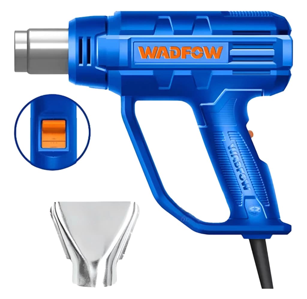 Pistola de Calor Wadfow 1800w con Boquilla