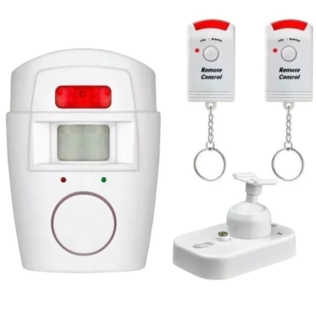 Alarma Domiciliaria Inalambrica sensor Kit 2 Control Remoto