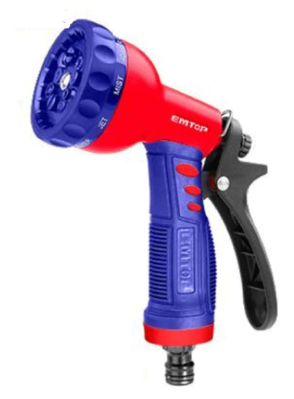 Pistola de Riego Emtop 9 Funciones para Acople rapido