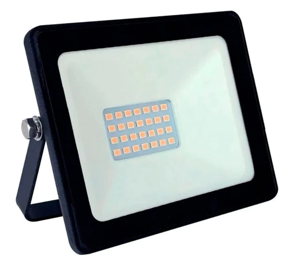 Reflector Led Exterior 50w Proyector Luz Fría Carcasa Negra