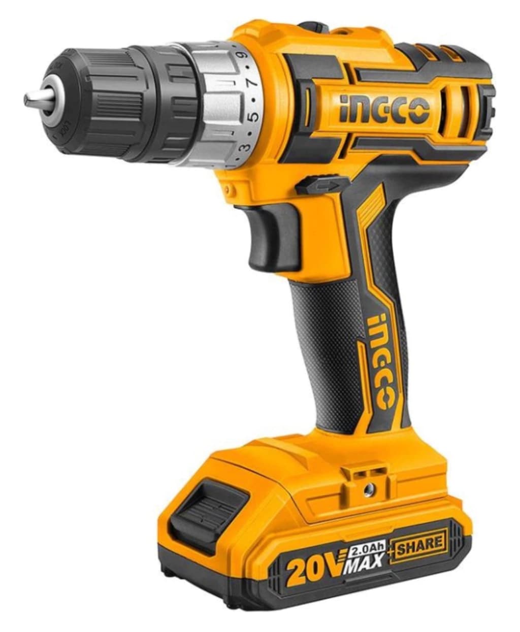 Taladro Atornillador Inalámbrico Ingco 20v Atornillador 10mm Industrial