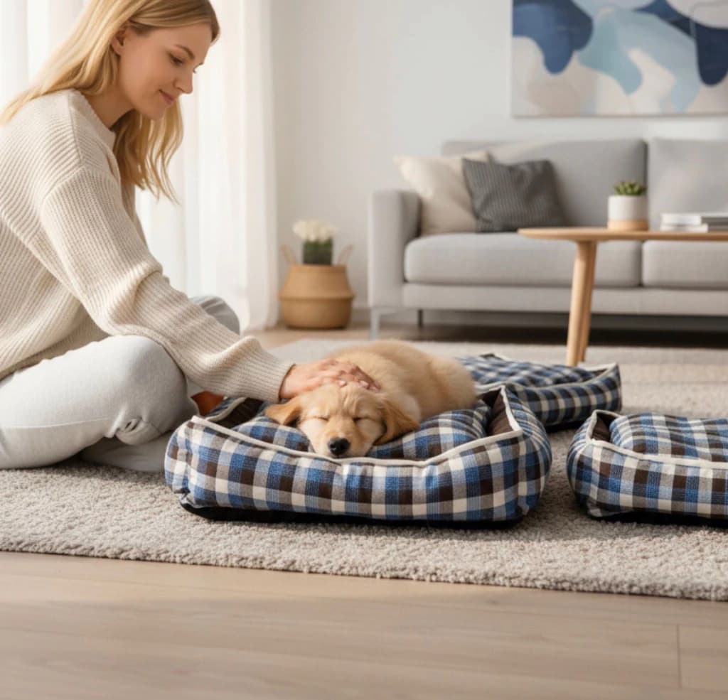 Cama Con Almohadón Para Mascotas Mediana