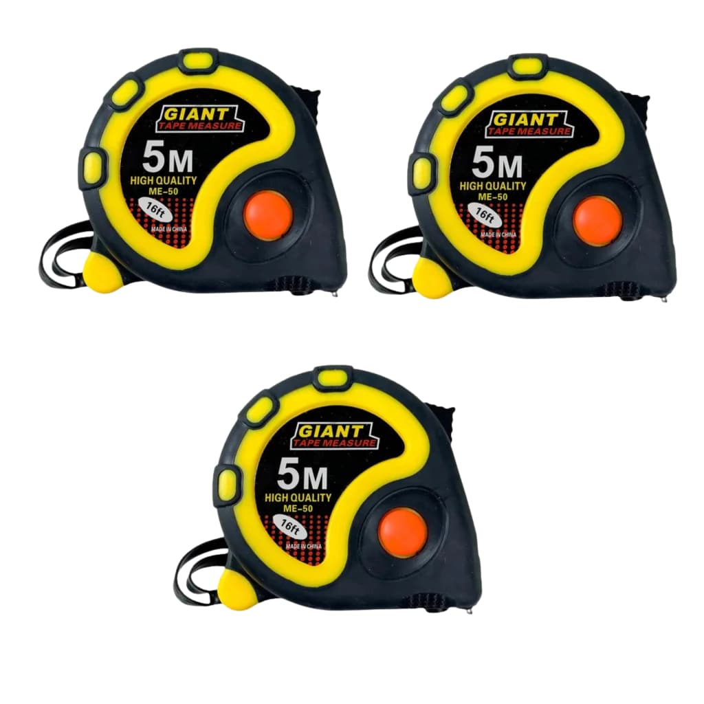 Pack x3 Cinta Métrica 5mts