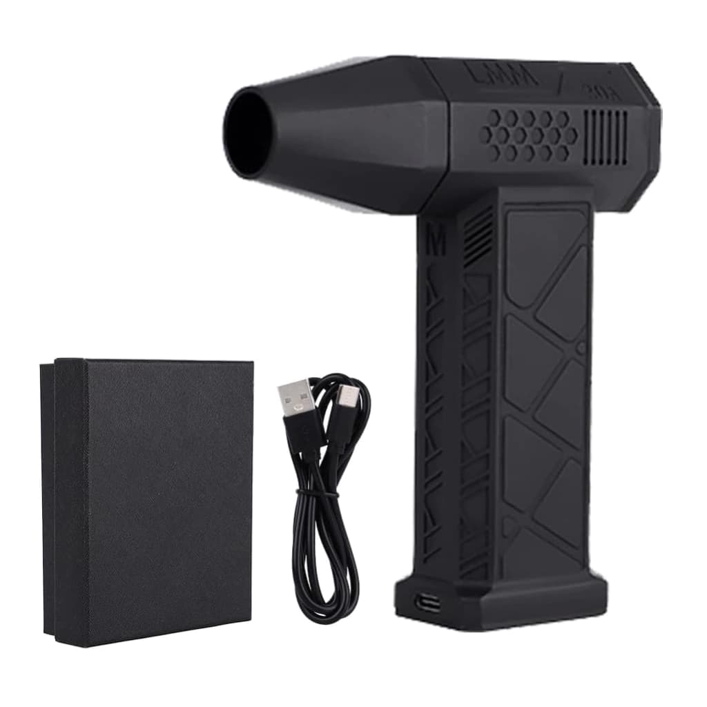 Mini turbo jet potente soplador aire alta velocidad limpieza negro