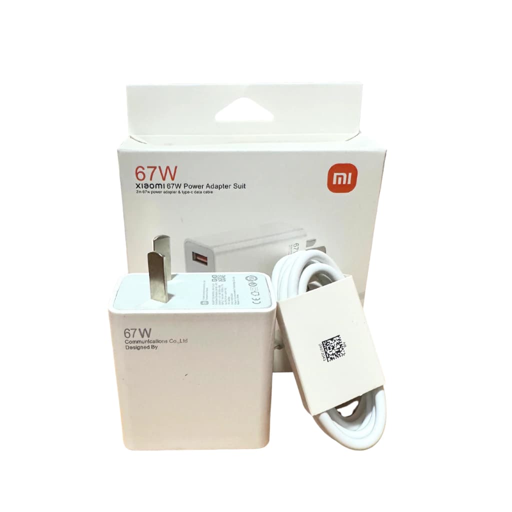 Cargador Completo con Cable 67w Xiaomi tipo C