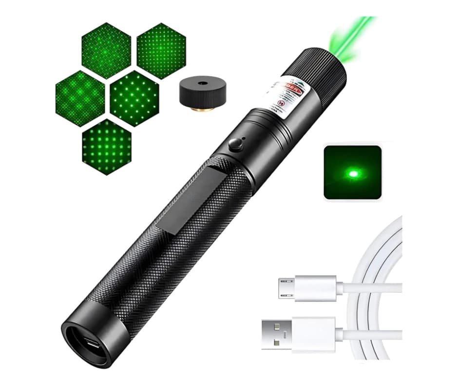 Puntero Láser Verde Proyector Carga Usb Recargable