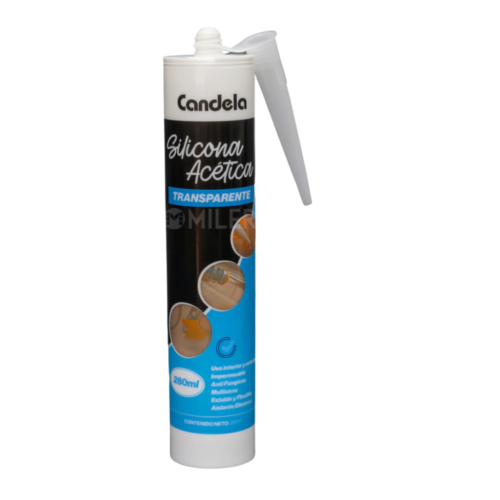 Sellador de Silicona Acética Cartucho Anti Hongo x 280ml